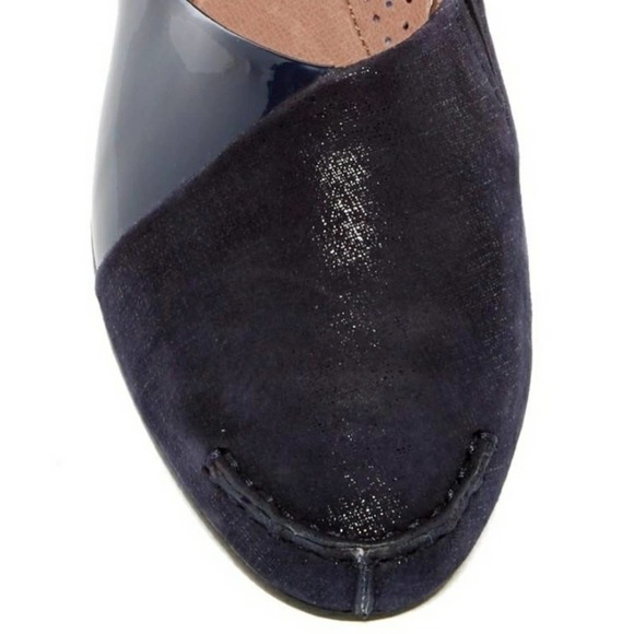 Donald J. Pliner Black Leather Flats Suede Brix Moccasin Size 6 - Picture 4 of 12